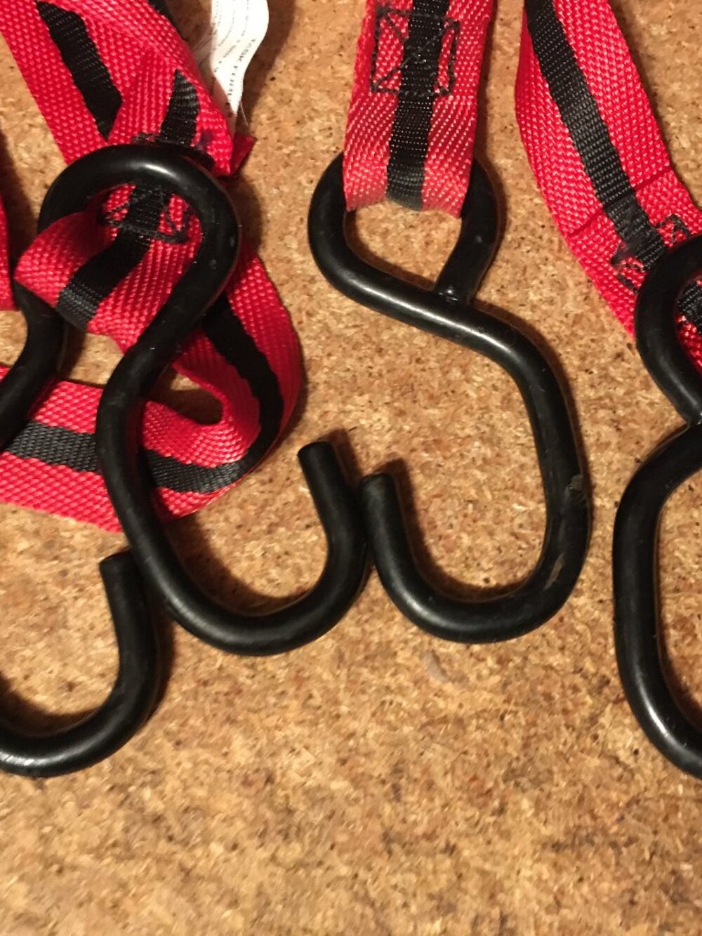 LOT OF 2 TASK FORCE 10FT RATCHET TIE DOWN AND 1 RUBBER TARP STRAP - Picture 6 of 8